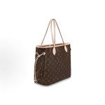 LOUIS VUITTON LV NEVERFULL MM mother-and-child bag brown light brown